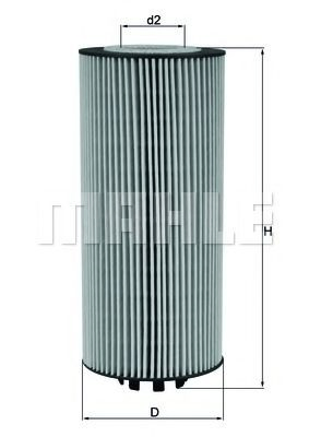 OX987D Mahle Original Фільтр масла
