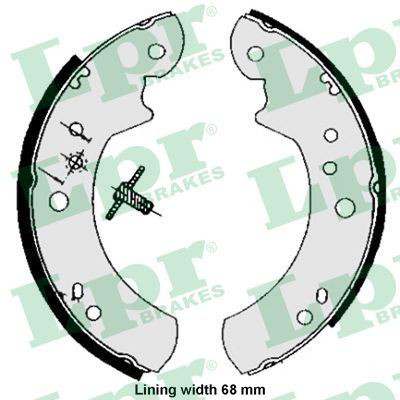 Колодки гальмові задні, барабанні LPR 05060 ціна, від 31.59 USD