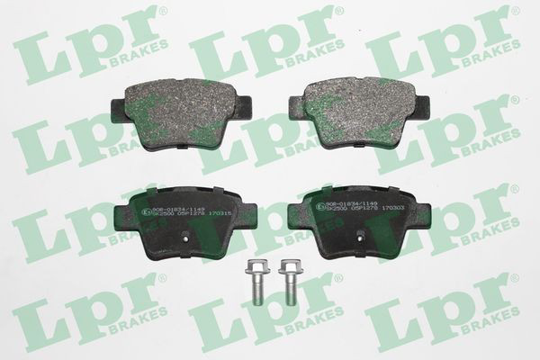Задні гальмівні колодки LPR 05P1278 ціна, від 14.76 USD