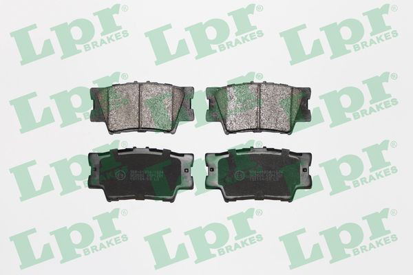 Задні гальмівні колодки LPR 05P1281 ціна, від 15.40 USD