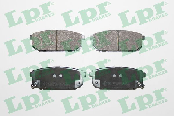 05P1370 LPR Колодки гальмівні задні, дискові