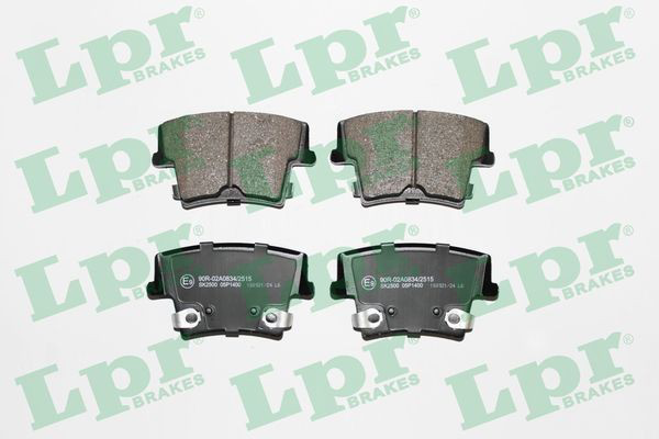 Задні гальмівні колодки LPR 05P1400 ціна, від 21.65 USD
