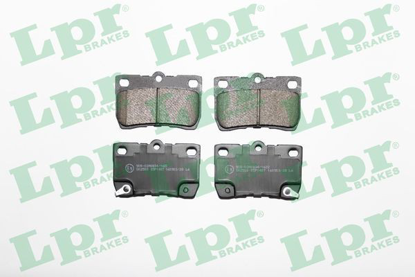 Задні гальмівні колодки LPR 05P1407 ціна, від 19.44 USD