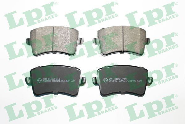 Задні гальмівні колодки LPR 05P1489 ціна, від 21.94 USD
