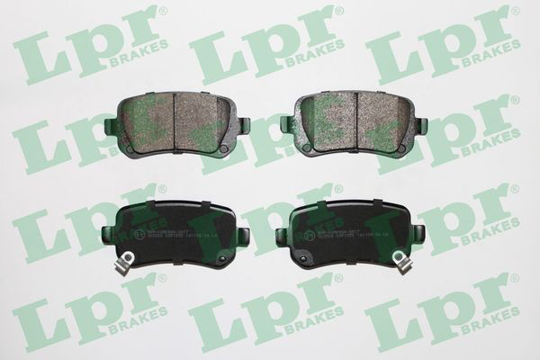 Задні гальмівні колодки LPR 05P1550 ціна, від 20.89 USD