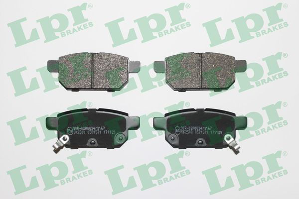 Задні гальмівні колодки LPR 05P1571 ціна, від 26.28 USD