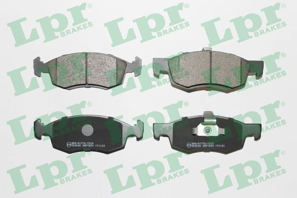 05P1654 LPR Передні гальмівні колодки