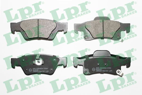 Задні гальмівні колодки LPR 05P1737 ціна, від 39.83 USD