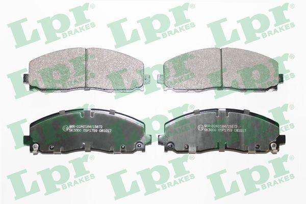 Гальмівні колодки LPR 05P1759 ціна, від 51.78 USD