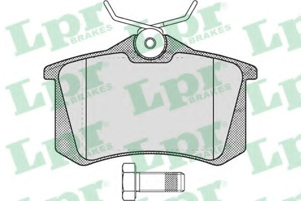 Купити 05P1788 LPR Задні колодки