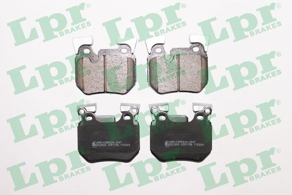 Задні гальмівні колодки LPR 05P1790 ціна, від 30.64 USD