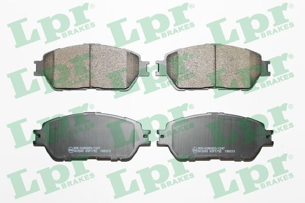Гальмівні колодки LPR 05P1792 ціна, від 17.26 USD