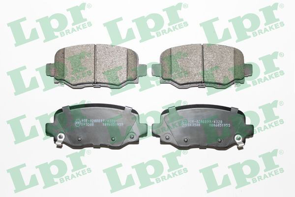 Задні гальмівні колодки LPR 05P1955 ціна, від 20.51 USD