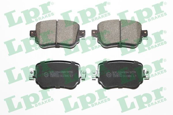 Задні гальмівні колодки LPR 05P1986 ціна, від 21.64 USD