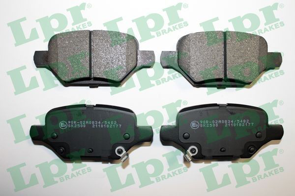 Задні гальмівні колодки LPR 05P2177 ціна, від 36.08 USD