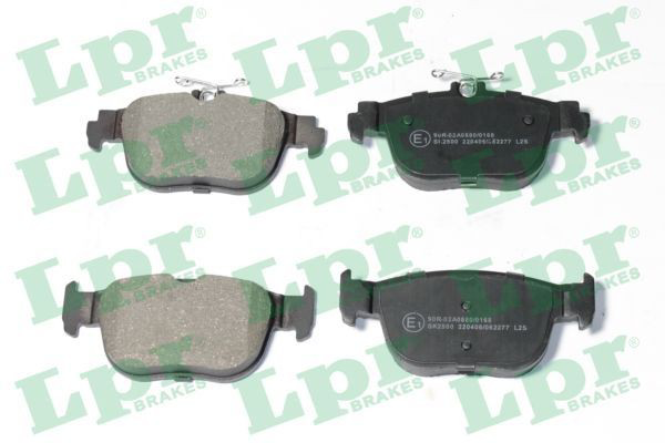 Задні гальмівні колодки LPR 05P2277 ціна, від 31.35 USD