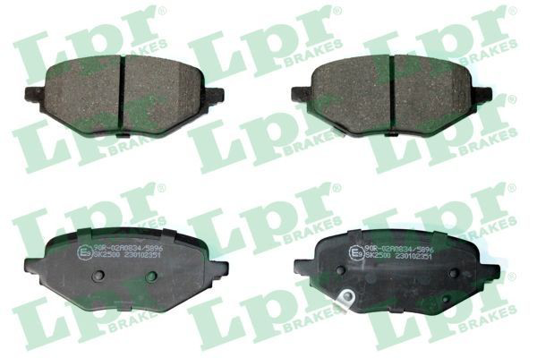 Задні гальмівні колодки LPR 05P2351 ціна, від 28.33 USD
