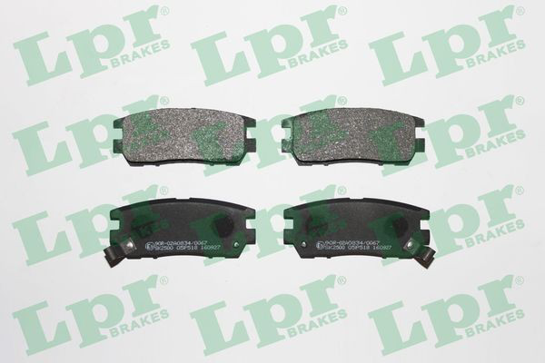 Задні гальмівні колодки LPR 05P518 ціна, від 13.22 USD