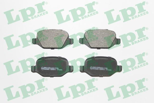 Купити 05P871 LPR Задні колодки
