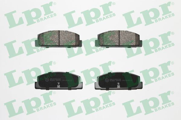 Задні гальмівні колодки LPR 05P876 ціна, від 15.33 USD
