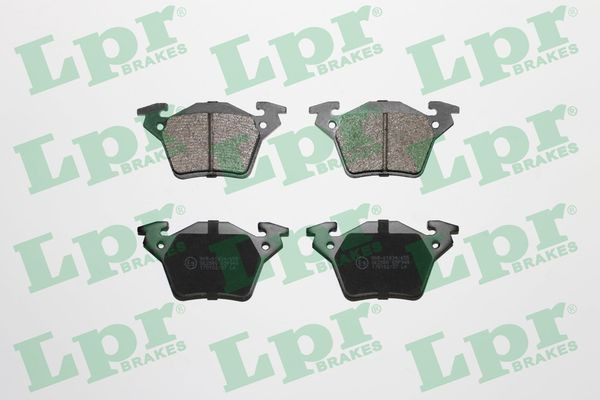 05P948 LPR Колодки гальмівні задні, дискові