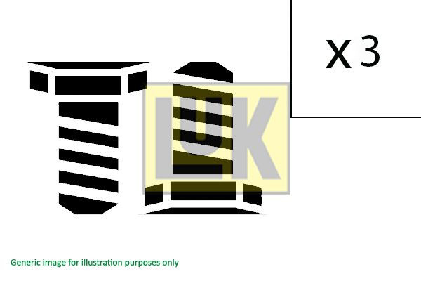 Болт кріплення маховика LUK 411015611 ціна, від 3.16 USD