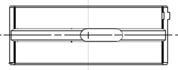 001HL21956025 Mahle Original Комплект підшипників ковзання коленвалу