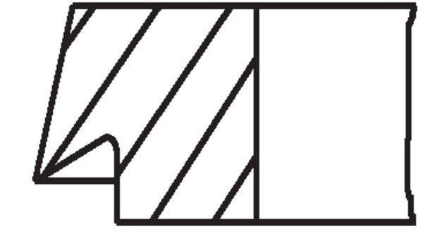 Кільця поршневі на 1 циліндр, STD. Mahle Original 028RS101010V0 ціна, від 24.28 USD