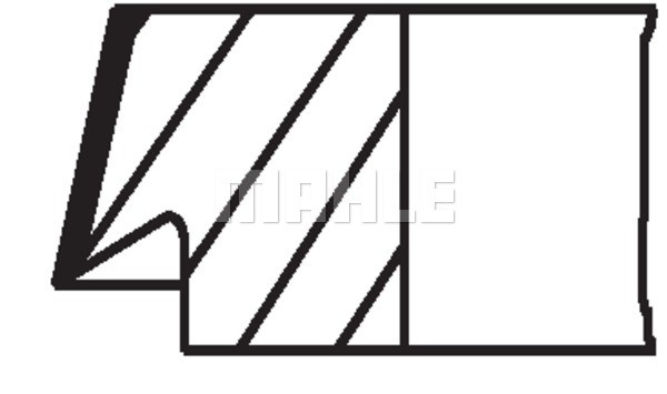 Купити 44815N0 Mahle Original Кільця поршневі на 1 циліндр, STD.