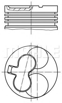 Поршень в зборі Federal Mogul 8730760030 ціна, від 25.88 USD