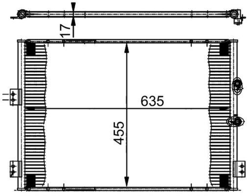 AC382000S Mahle Original Конденсатор