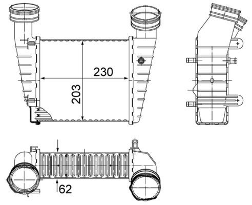 Інтеркулер CI347000S Mahle Original