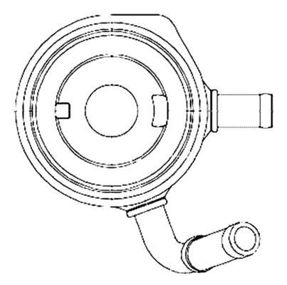CLC195000S Mahle Original Радіатор масляний (холодильник), під фільтром