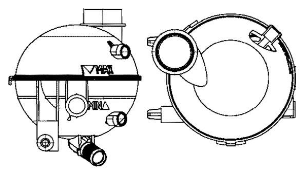 CRT18000S Mahle Original Розширювальний бачок охолодження