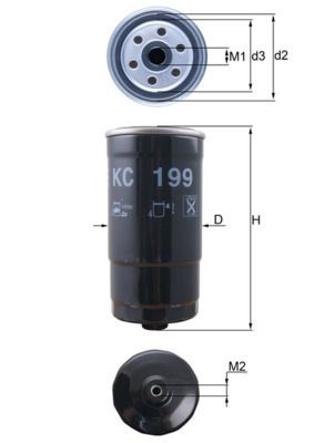 Фільтр гідравлічної системи HC5 Mahle Original