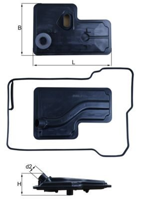 Фільтр коробки автомат Mahle Original HX270D ціна, від 23.40 USD