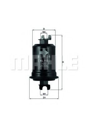 Фільтр тонкого очищення палива Mahle Original KL112 ціна, від 5.61 USD