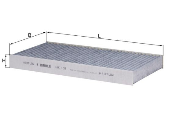 Фільтр повітряний обігрівача Mahle Original LAK152 ціна, від 4.82 USD