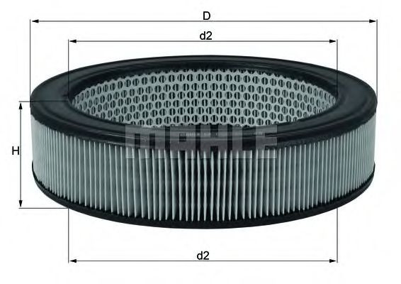 Елемент повітряного фільтра Mahle Original LX1 ціна, від 5.54 USD