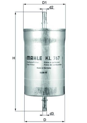 Купити LX124 Mahle Original Автомобільний фільтр повітря