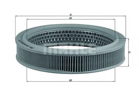 Повітряний фільтр LX298 Mahle Original