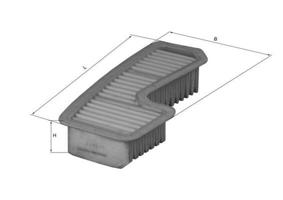 Купити LX518 Mahle Original Автомобільний фільтр повітря