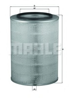 Повітряний фільтр LX763 Mahle Original