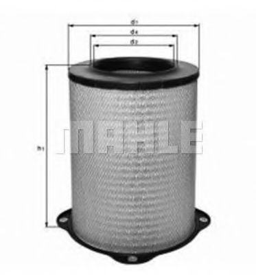 Купити LX832 Mahle Original Автомобільний фільтр повітря