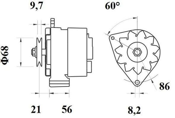 Купити MG124 Mahle Original Генератор
