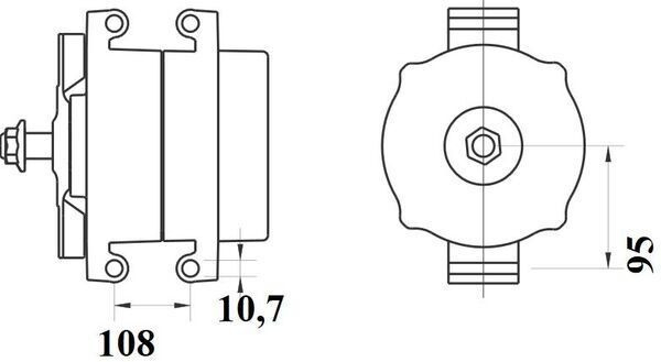 MG163 Mahle Original Авто генератор