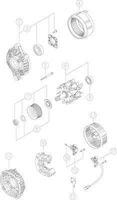 Генератор автомобільний Mahle Original MG30