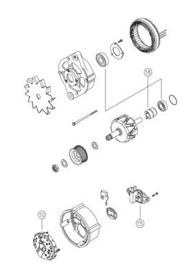 Генератор Mahle Original MG460 ціна, від 150.45 USD
