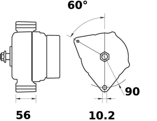 Генератор Mahle Original MG52 ціна, від 136.17 USD