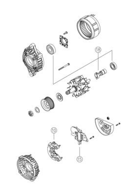 MG802 Mahle Original Авто генератор